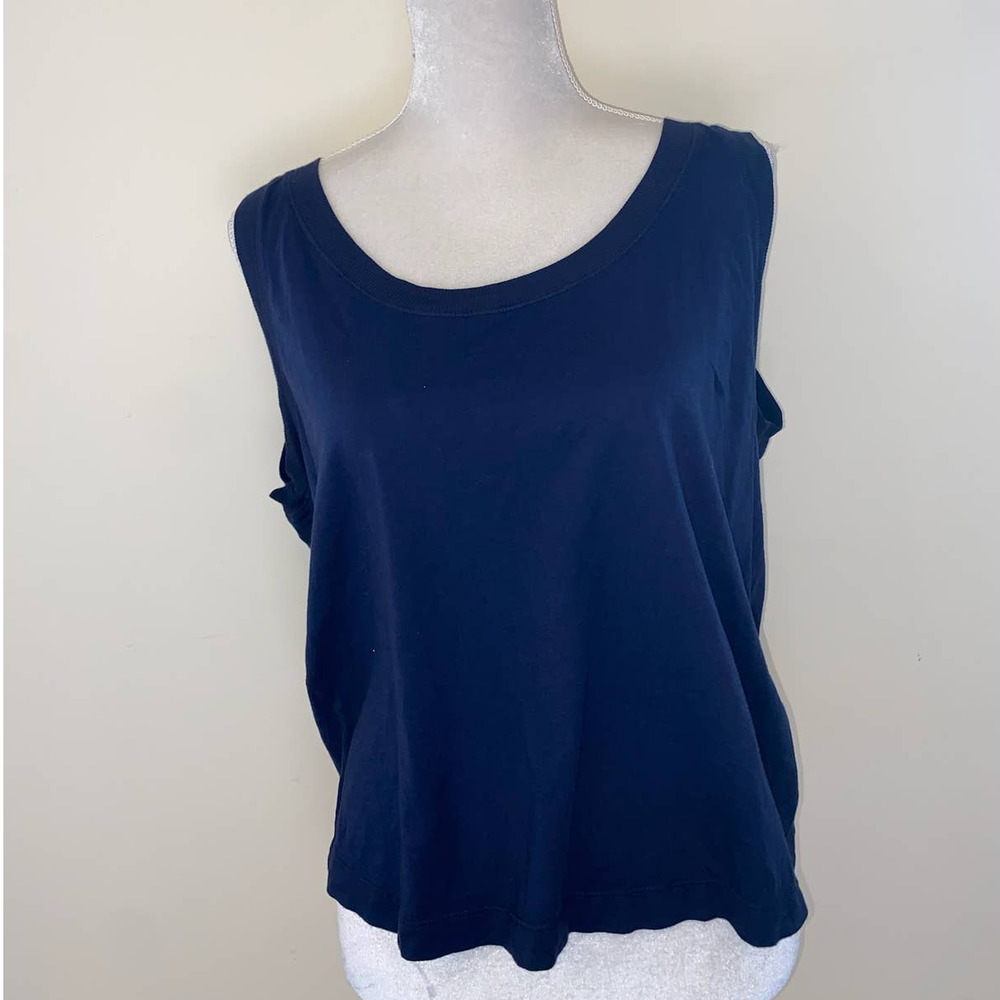 BLUE TANK TOP  MICHAEL STARS SIZE LARGE